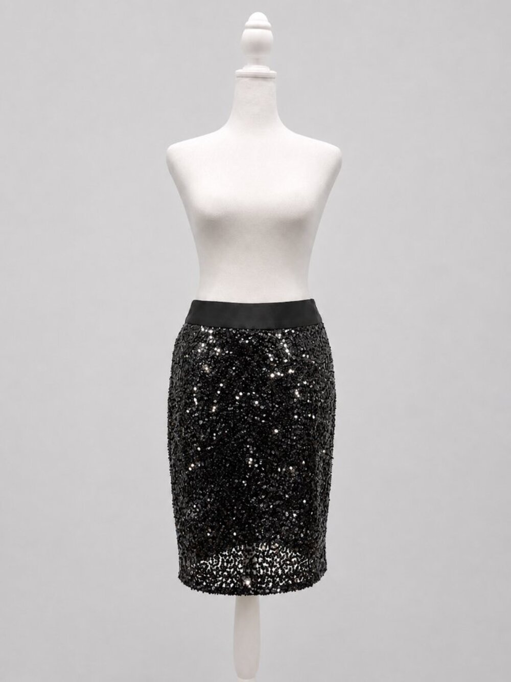The Limited Black Sequin Pencil Skirt - Women’s 0